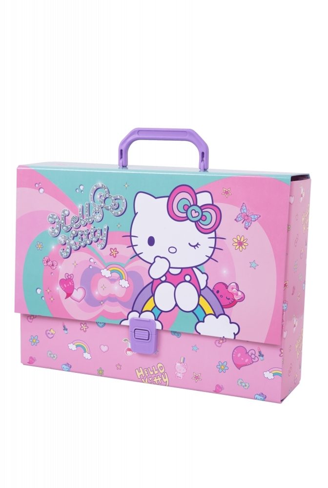Coolpack HELLO KITTY A4 formato kartoninis aplankas su gumele
