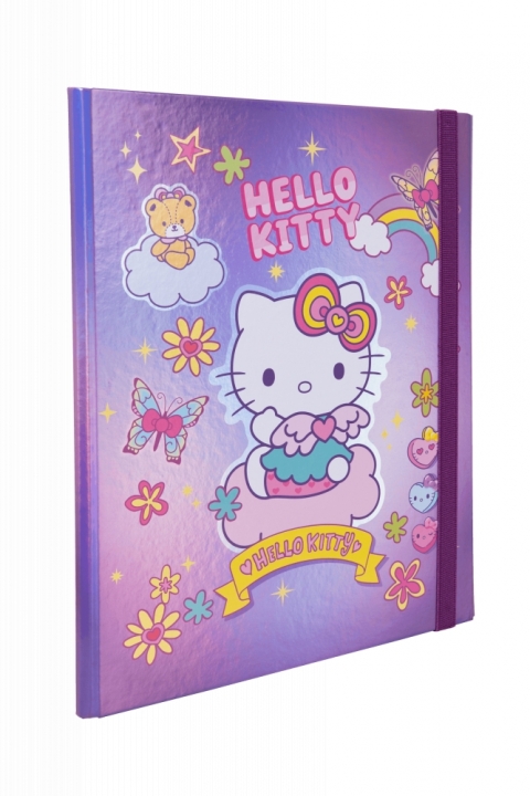 Coolpack HELLO KITTY kartoninis aplankas su gumele- A5 formatas