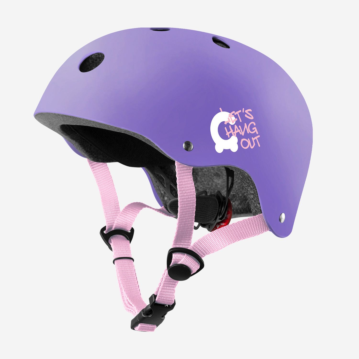 CARIBOO Šalmas violetinė/rožinė XS/S
