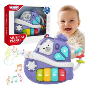 WOOPIE Interaktyvus muzikinis pianinas „Laivelis“