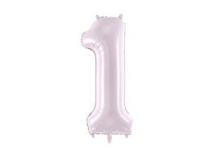 Folijos balionas „1“, 72 cm, violetinis