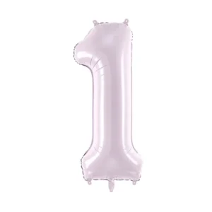Folijos balionas „1“, 72 cm, violetinis