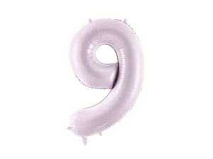 Folijos balionas „9“, 72 cm, violetinis