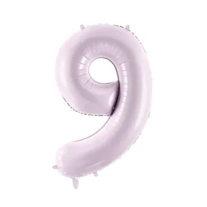 Folijos balionas „9“, 72 cm, violetinis