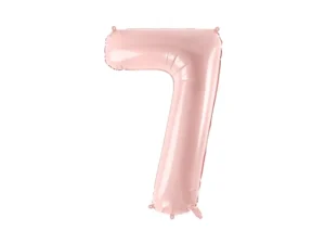 Folijos balionas „7“, 72 cm, rožinė