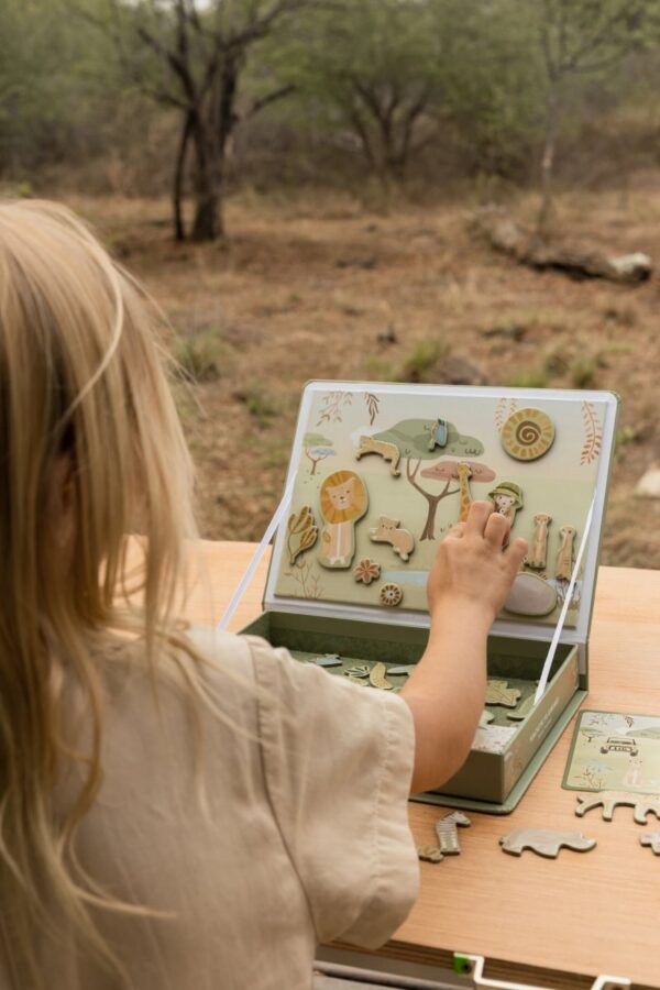 Little Dutch magnetinė dėlionė Safari Friends - Image 4