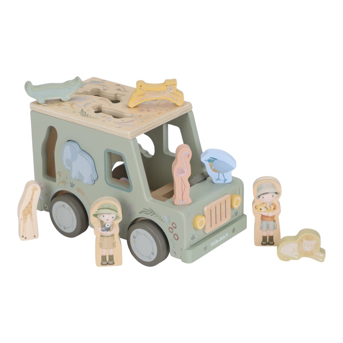 LITTLE DUTCH figūrų rūšiuoklė Safari Friends - Image 3